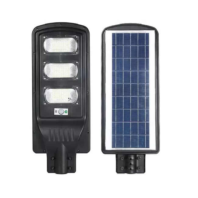 Lampa solara stradala cu panou solar si telecomanda,150 W, Jortan JT-GKRT-150W