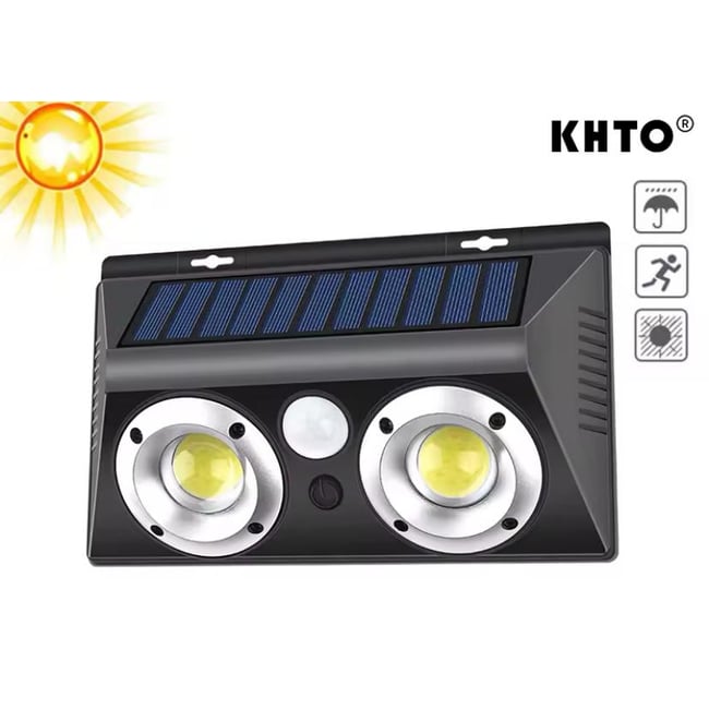 Lampa solara de perete cu senzor de miscare, 32 Cob, 40W