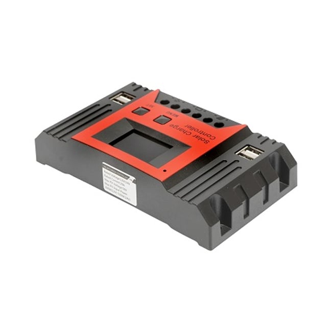 Regulator tensiune PWM panou solar 20A 12V/24V 4X port USB (12V=260W) (24V=520W) max. 50V