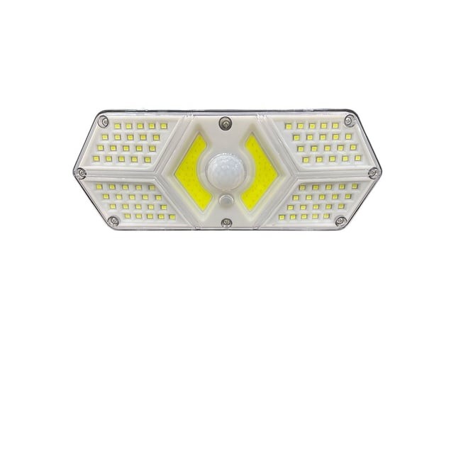 Lampa solara de perete cu senzor de miscare, 88led+44 cob, 20W, 600lm