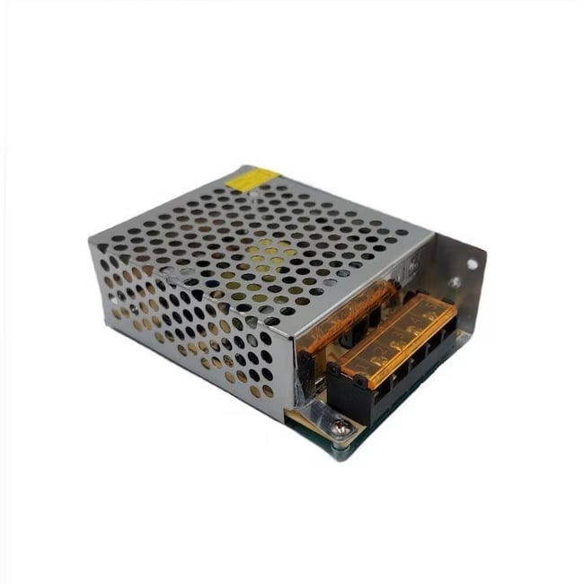 Sursa de alimentare 12V 5A metalica, 60W, pentru camere de supraveghere si banda led