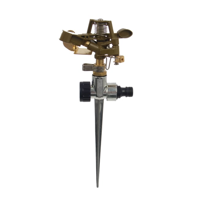 Aspersor metalic tip tarus cu impuls, 5 bar, raza 12 m, 452 mp