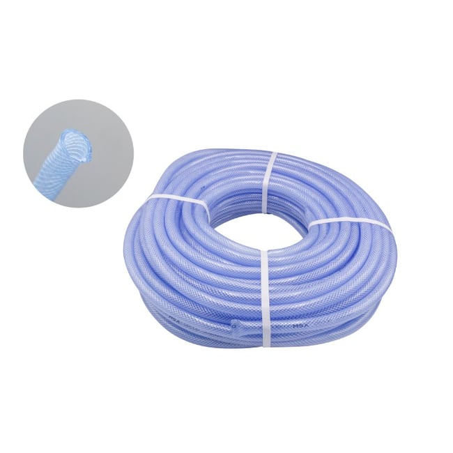 Furtun apa transparent, 1 inchi, 50m, cu insertie