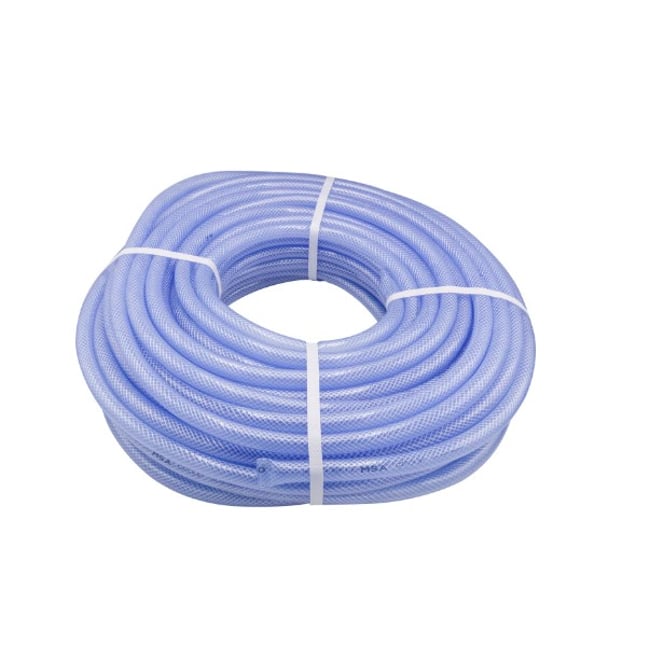 Furtun apa transparent, 1 inchi, 50m, cu insertie