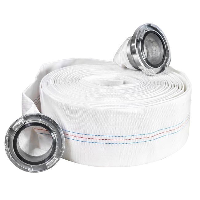 Furtun apa tip pompier cu capete, lungime 20 m, presiune 8 bari