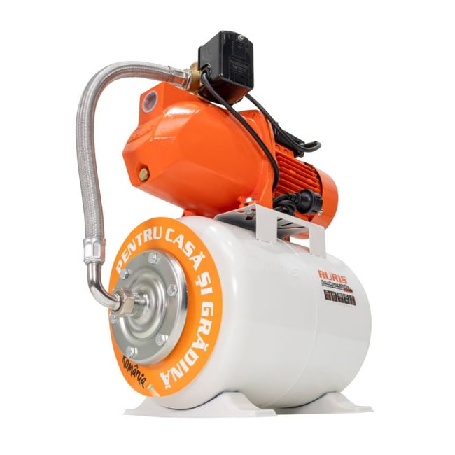Hidrofor RURIS aquapower 3009S, 1500 W, rezervor 24 litri, debit max 55 l/min, adancime absorbtie 9 m, refulare 60 m