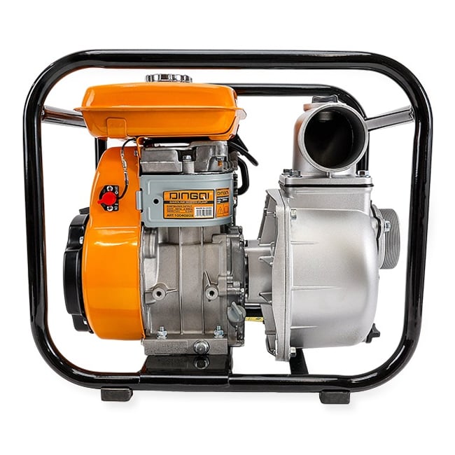 Motopompa apa DINGQI, 3 Toli, 60 m³/h, 6.5 CP, 4 timpi, refulare 28 m, cu senzor un baia de ulei