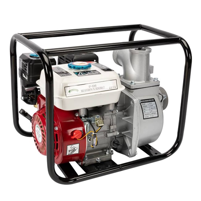 Motopompa apa Micul Fermier GF-0246, 3 Toli, 60000 l/h, 6.5 CP, 4 timpi, refulare 28 m