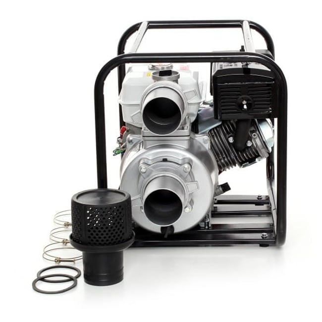 Motopompa apa, Kraft&Dele KD770, 2 Toli, 600 l/min, 6.5 CP, 4 timpi, refulare 30 m