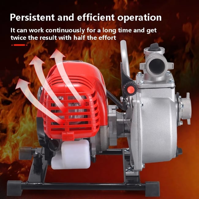 Motopompa apa IETO 40-5, 1.5 Tol, 10 m3/h, 1.45 kW, 1.97 CP, 2 timpi, adancime 8m, inaltime 20m