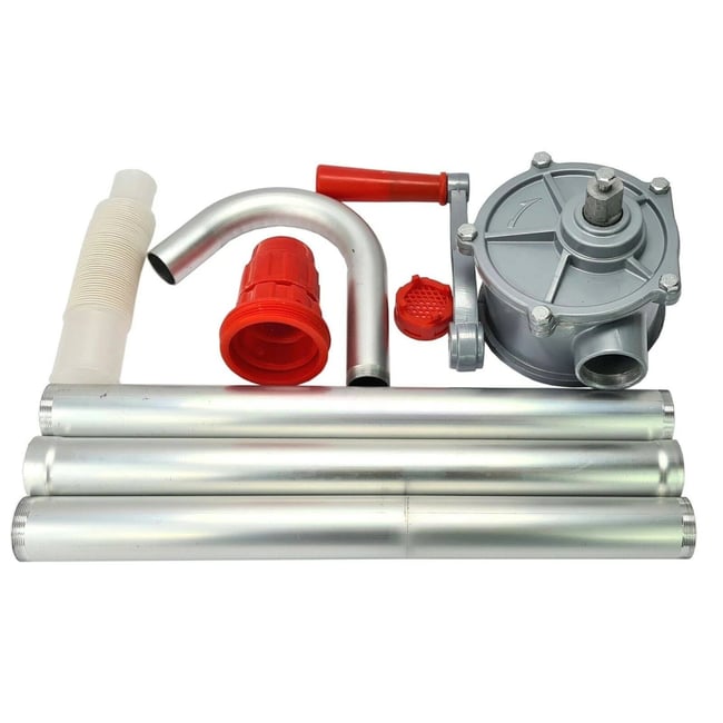 Pompa transfer lichide manuala Vorel 78002, pentru motorina, ulei si alti combustibili 20L/min