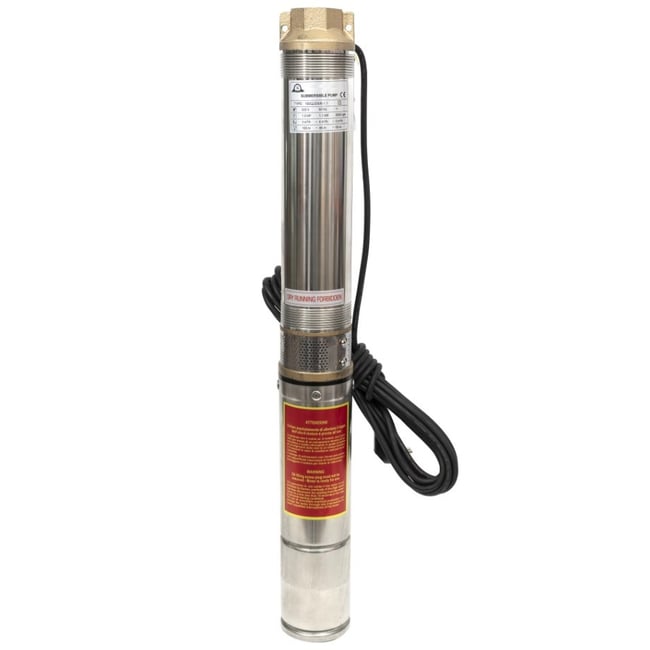 Pompa submersibila ape curate Harcov 4sdm3/8, 1500 W, debit 7 m³/h, refulare 120 m, 8 turbine, bobinaj cupru