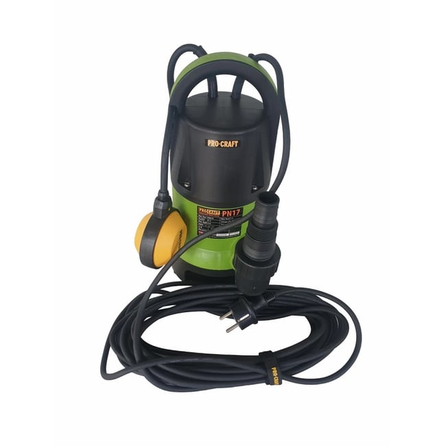 Pompa apa murdara 400W, 7500 l/h, adancime de absorbtie 5m, refulare inaltime 5m, submersibila Procraft PN17