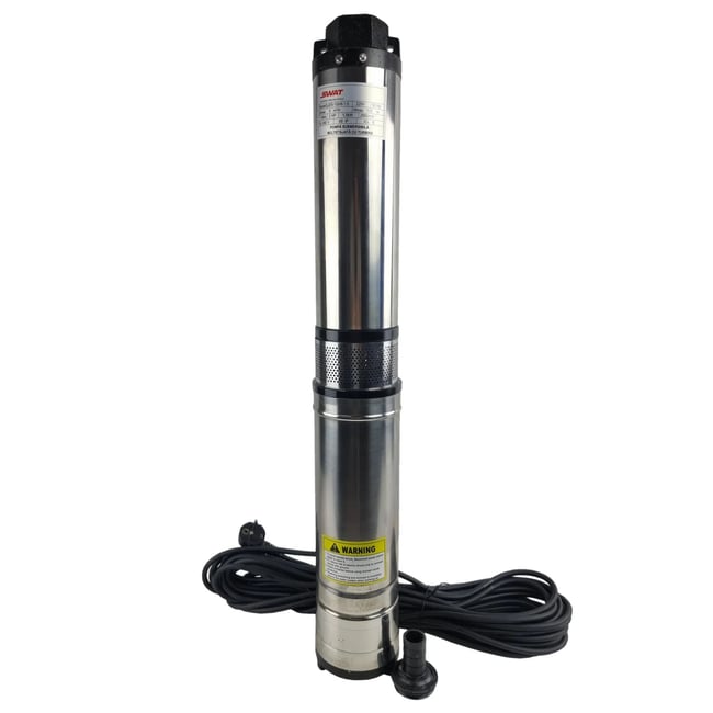 Pompa submersibila ape curate Ypan QJD5-100/8-1.5, 1500 W, debit 5 m³/h, refulare 100 m, 8 turbine, bobinaj cupru