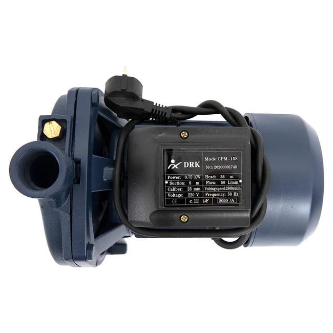 Pompa apa de suprafata CPM158, DRK, 750 W, 80 l/min, inaltime refulare 36 m