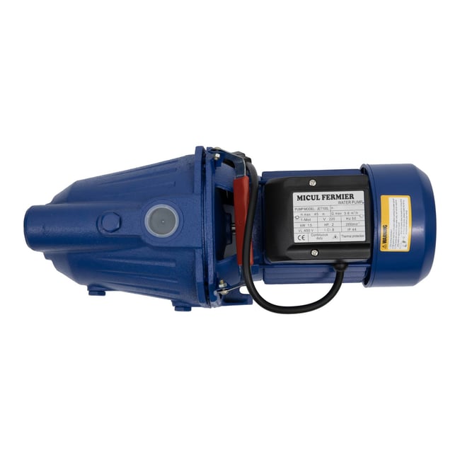 Pompa hidrofor Micul Fermier JET100L, 1500 W, 60 l/min, refulare 45 m, aspiratie 9 m, corp fonta