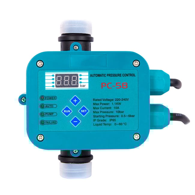 Presostat electronic DRK PC-58, 1.1 KW, 1 tol, 10 bar