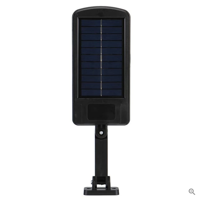 Lampa stradala cu incarcare solara si senzor de miscare + telecomanda, 8 COB