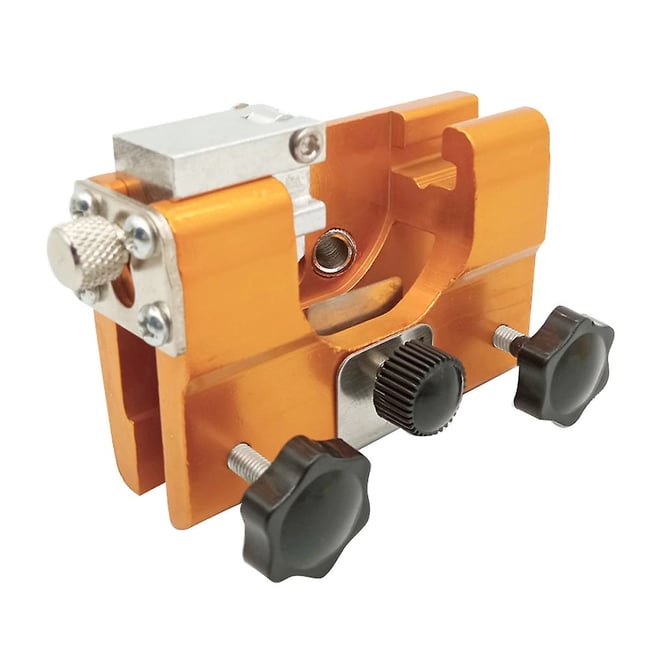 Dispozitiv pentru ascutit lant drujba (tip manivela)