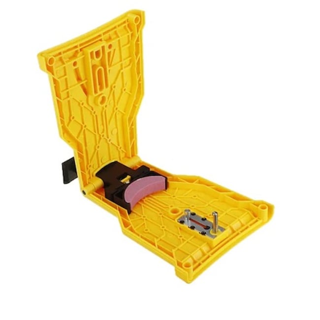 Dispozitiv portabil pentru ascutire lant drujba, compatibil cu lanturi de 14" 16" 18" 20"