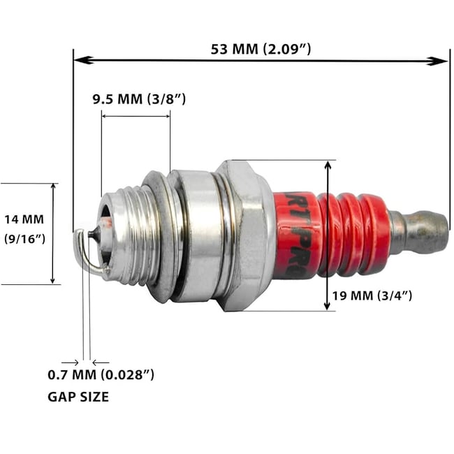 Bujie drujba / motocoasa L7T Iridium, Start Pro