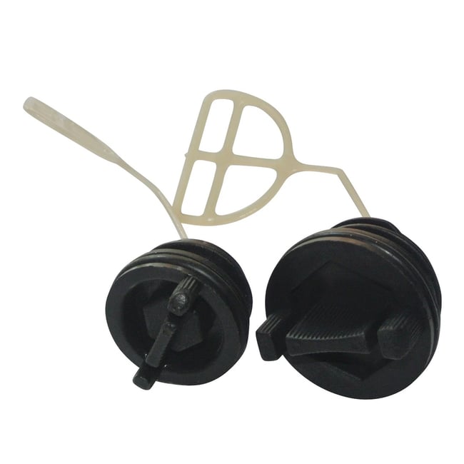 Set Buson benzina - ulei compatibil pentru drujba Husqvarna 136, 137, 141, 142