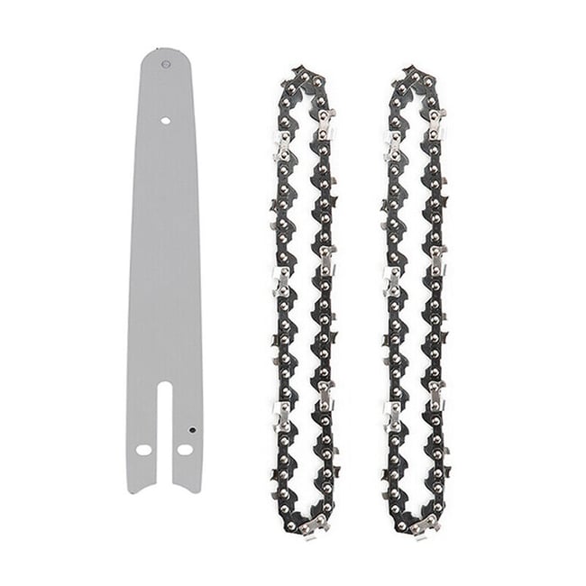 Set lama cu 2 lanturi pentru mini fierastrau cu acumulator, 8 inch, pas lant 1/4, 22 dinti