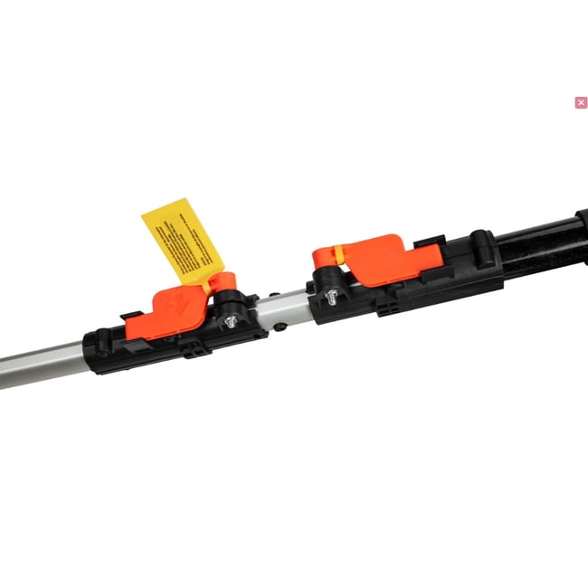 Fierastrau electric cu lant pentru taiat crengi, Evotools ONE EPTO, telescopic, lungime sina 20 cm, cu incarcator si acumulator 18 V, 2 Ah