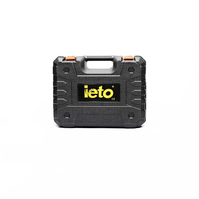 Mini drujba cu acumulator, Ieto HD 315, 21 V, 6 Ah, 2 baterii, valiza transport, lama 6'' + lant rezerva