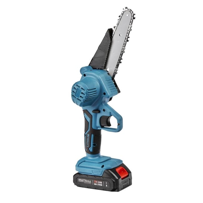 Mini drujba cu acumulator, Kraft&Dele KD10646, 21 V, 2 Ah, 2 baterii, valiza transport, lama 6''