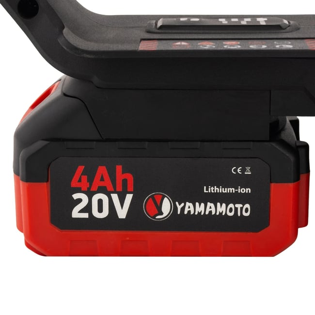 Drujba cu acumulator, Yamamoto YM.126, acumulator 20V/4.0Ah, lungime sina 14 inch, motor Brushless