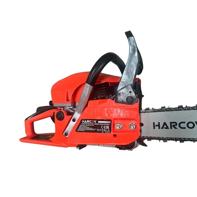 Drujba / motofierastrau pe benzina HARCOV 58cc lungime sina 40 cm, 3.35 CP, 2.6 kW, 2 lame, 2 lanturi