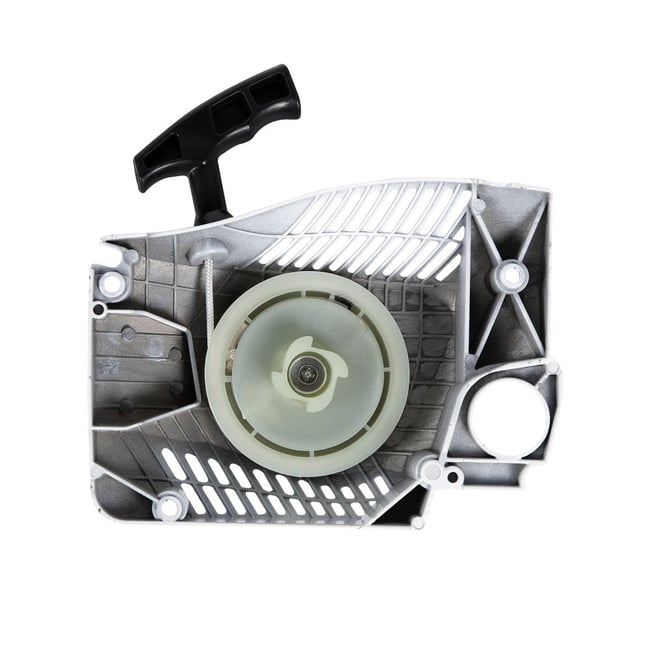 Demaror din metal compatibil pentru Drujba China 5800 Ural, culoare Gri, fulie plastic