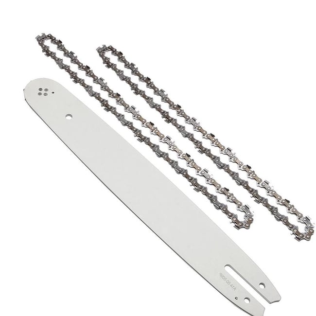 Set lama si 2 lanturi drujba, lungime 40cm, pas 3/8, 27.5 dinti (55 eclise) compatibil drujba Stihl MS 211, 231, 241