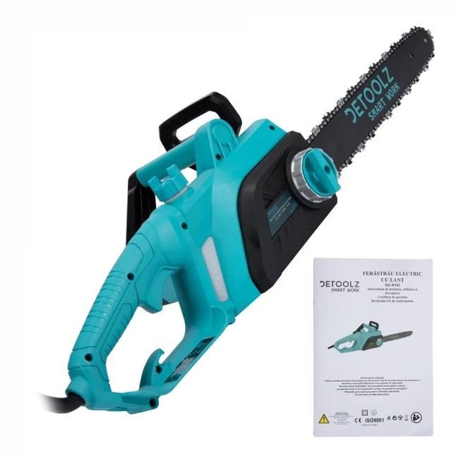 Fierastrau electric cu lant Detoolz DZ-D102, lungime sina 40 cm, 2000 W