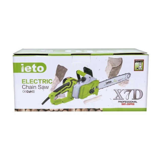 Fierastrau electric cu lant IETO X7, lungime sina 405 mm, 2800 W, 4000 RPM