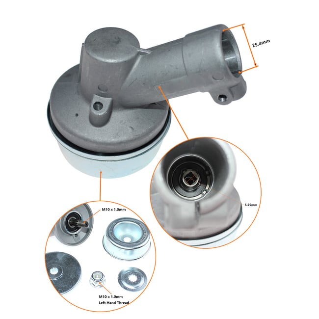 Angrenaj unghiular motocoasa Stihl FS 55, FS56, FS70 , 25.4mm