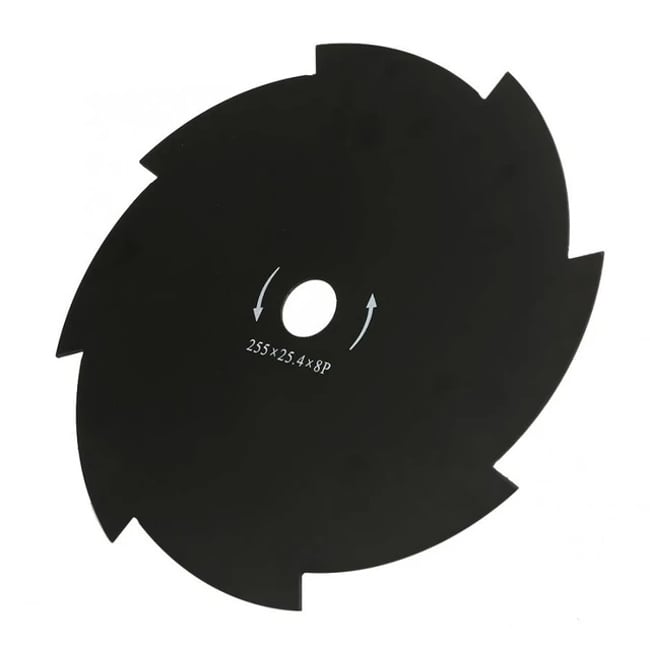 Disc circular motocoasa 255x25.4 mm, 8 laturi