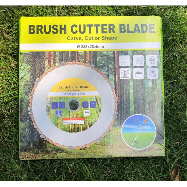 Disc motocoasa cu lant de drujba 235 x 25.4mm