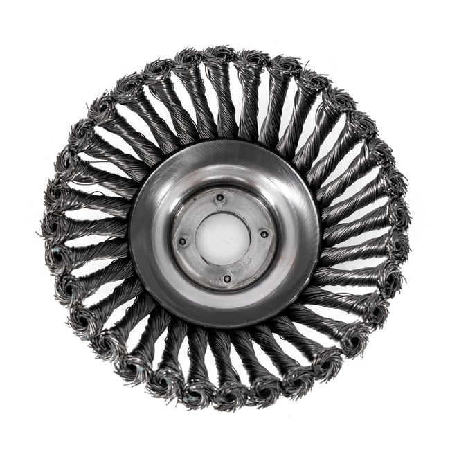 Disc motocoasa cu perie de sarma, 200mm, 8"