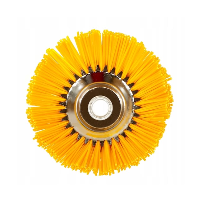 Disc perie matura motocoasa 8'' 200mm , peri nailon, galben