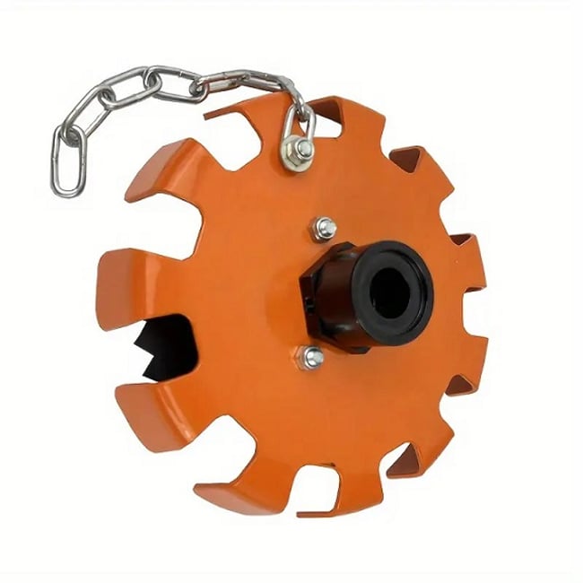 Disc motocoasa pentru plivit, material din otel, portocaliu