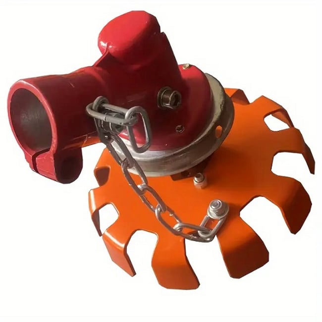 Disc motocoasa pentru plivit, material din otel, portocaliu