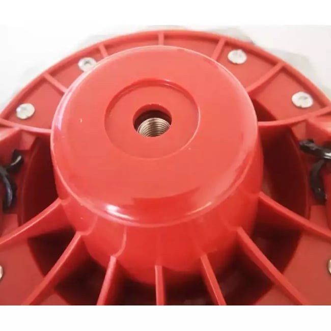 Disc motocoasa pentru tuns iarba 2in1 (16 dinti si fir), Gri/Rosu