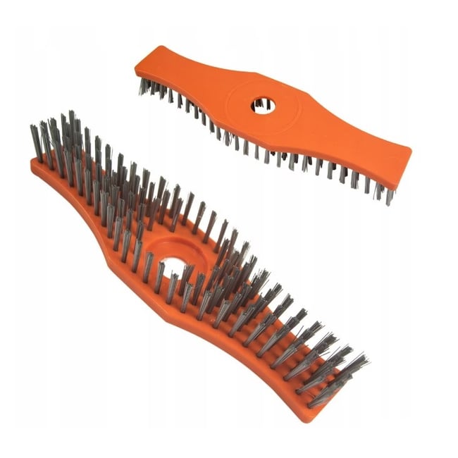 Perie pentru motocoasa potrivit pentru indepartarea tuturor tipurilor de pete de podea de ciment si placi ceramice, 295 mm, portocaliu