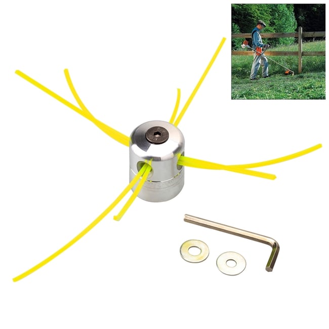 Cap tambur / mosor motocoasa cu fir din aluminiu, universal