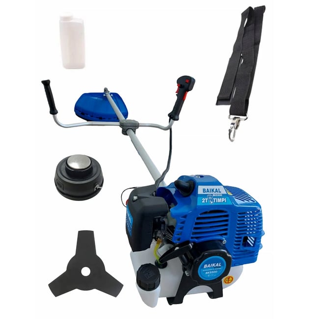 Motocoasa pe benzina, Baikal BK5500, 2 timpi, 4.7 CP, 52CC, accesorii incluse