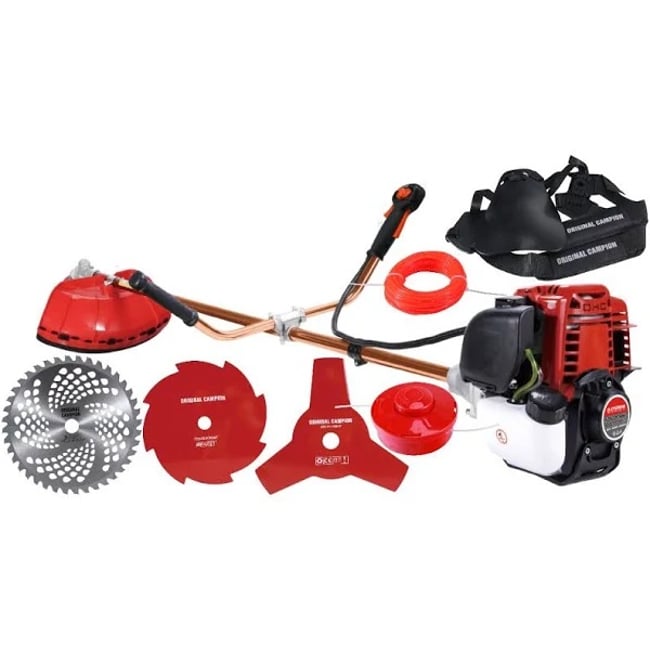 Motocoasa pe benzina UralMash 5500, 4 timpi, 5.8 kW, 7.8 CP, accesorii incluse