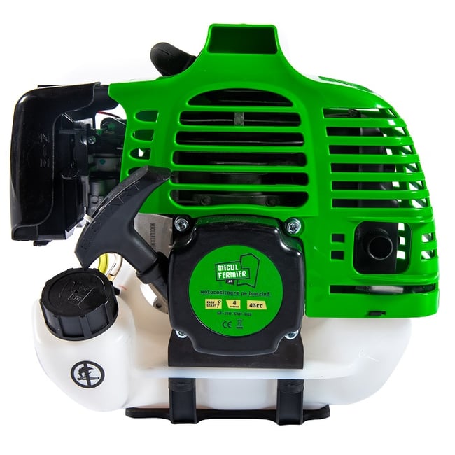 Motocoasa pe benzina Micul Fermier GF-1311, 2 timpi, 2.5 kW, 3.4 CP, accesorii incluse