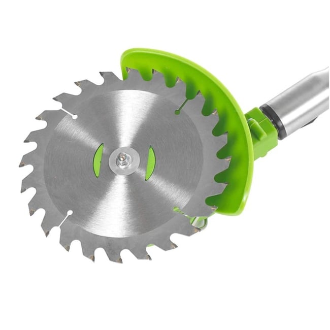 Motocoasa electrica Ieto cu 2 acumulatori 48 V, brat ajustabil, 2 Lame, 1 Disc Pentru Taiere, 20000 RPM, 2-3 Ore Autonomie, Verde